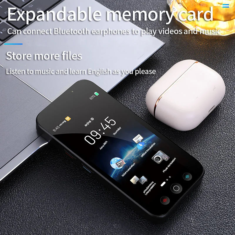 Smart voice and photo translation -D8 camera device offers 2000mAh battery and real-time translation for 144 languages