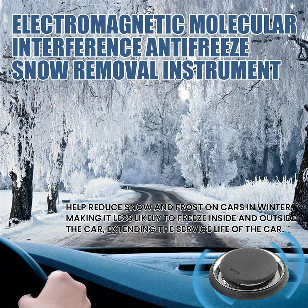 No snow on Winshields- 1-2PCS Electromagnetic Snow Removal Device, melt away snow and ice from your vehicle