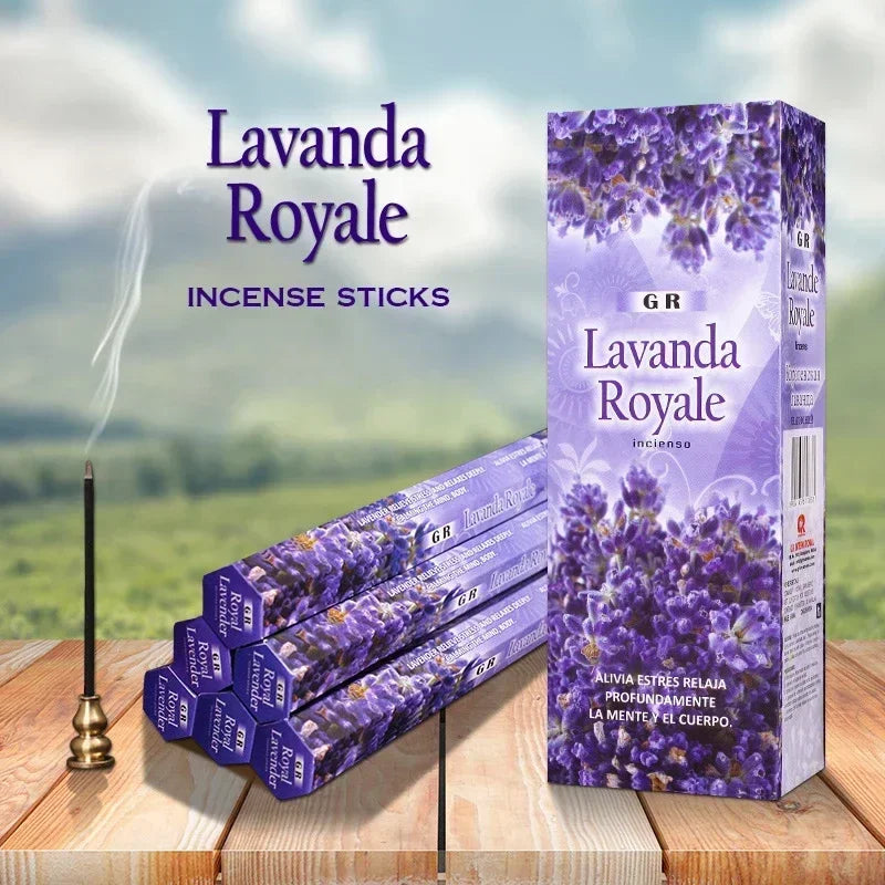 20 Sticks Indian Incense. Infused with White Sage, Lavender, and Sea Breeze scents