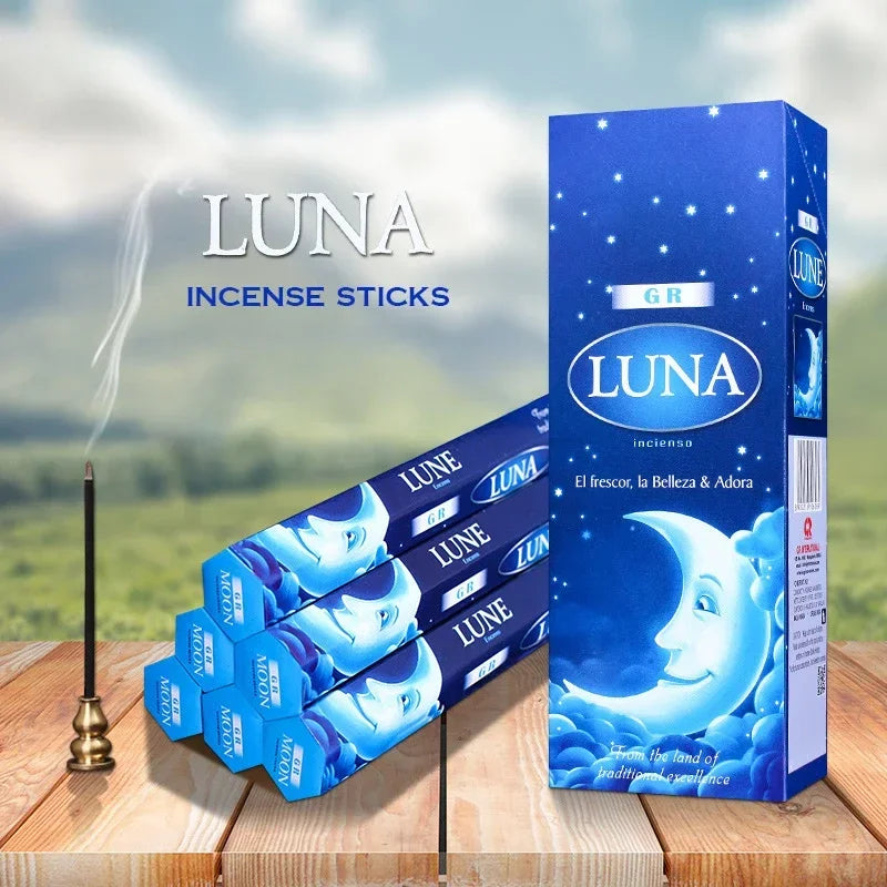 20 Sticks Indian Incense. Infused with White Sage, Lavender, and Sea Breeze scents