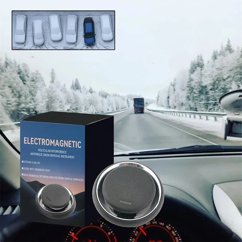 No snow on Winshields- 1-2PCS Electromagnetic Snow Removal Device, melt away snow and ice from your vehicle