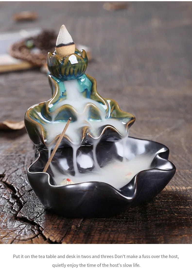 Backflow Incense Burner - a delightful aroma diffuser