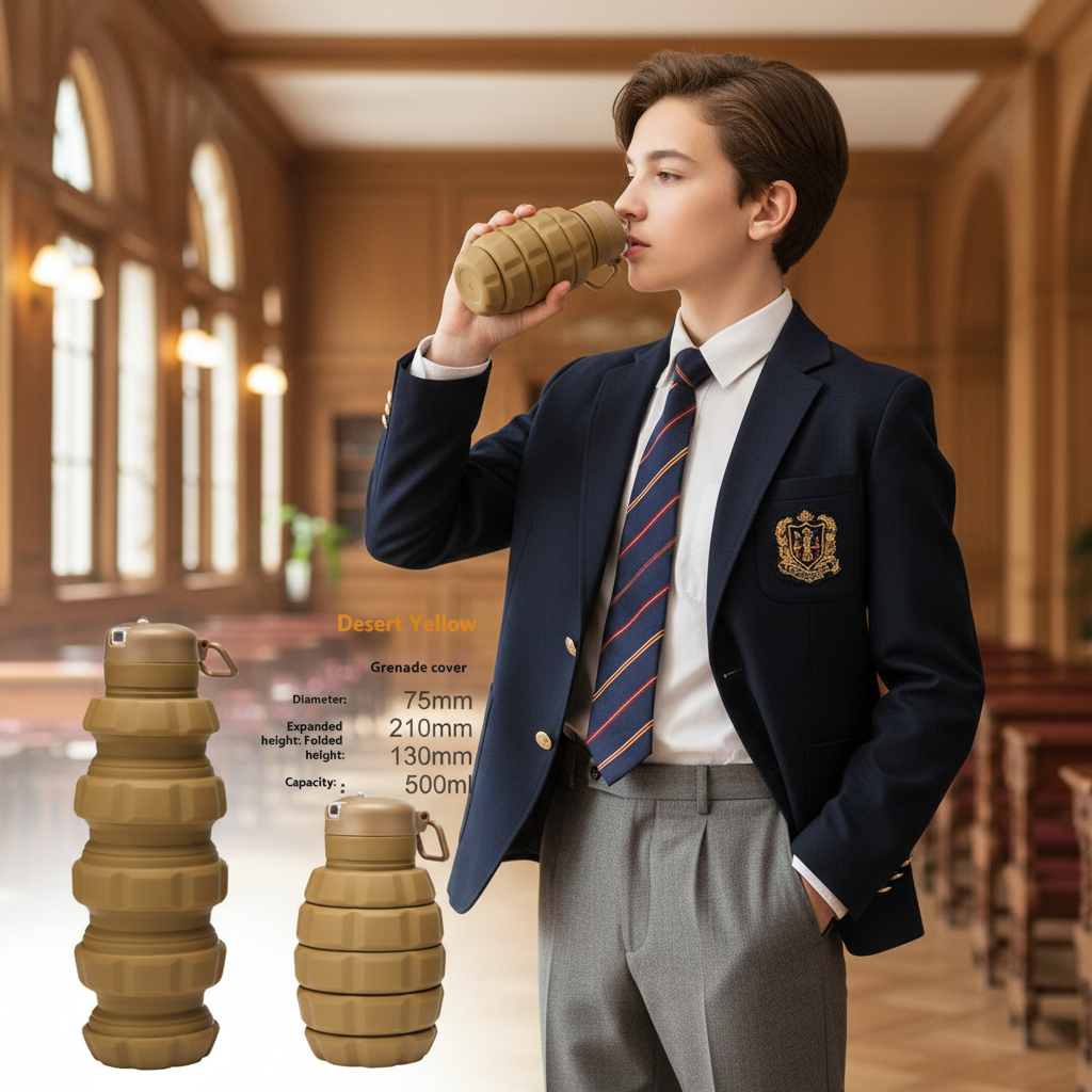 Stand Out at the Gym, Stay Hydrated in Style, and Go Green – Grenade Camouflage Neon Shake Bottle 500ml | Custom Eco Water Bottle