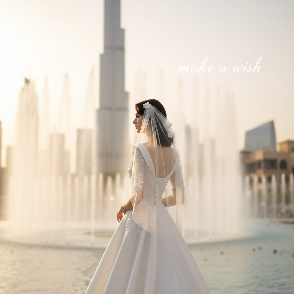 Luxury Ribbon Big Bow White Veil Hair Comb Wedding Bride