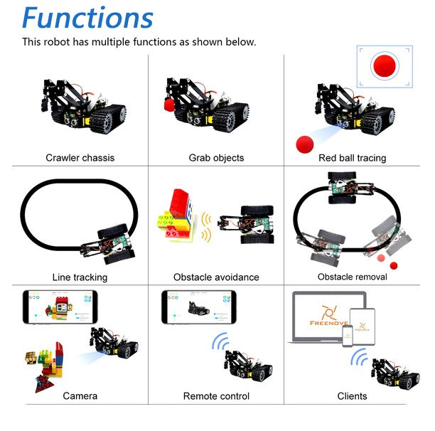 compatible Tank Robot  with Raspberry Pi model