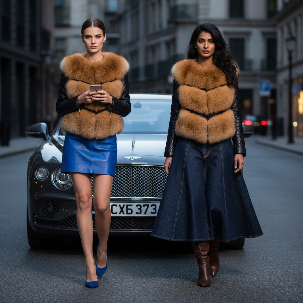 Korean Casual PU Leather Coat – Removable Sleeve Warm Winter Jacket | Trendy Streetwear