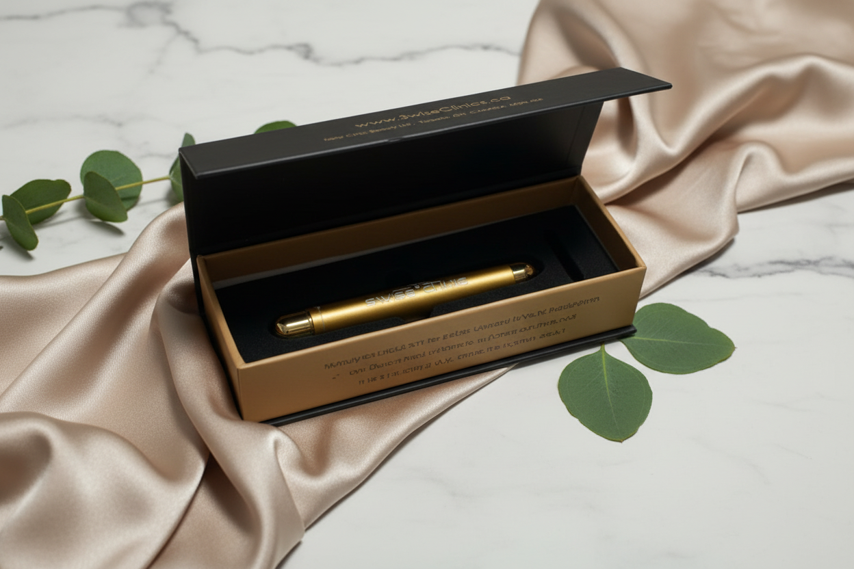 24 K gold Swiss Clinic Facial Skincare Infuser with vibrator