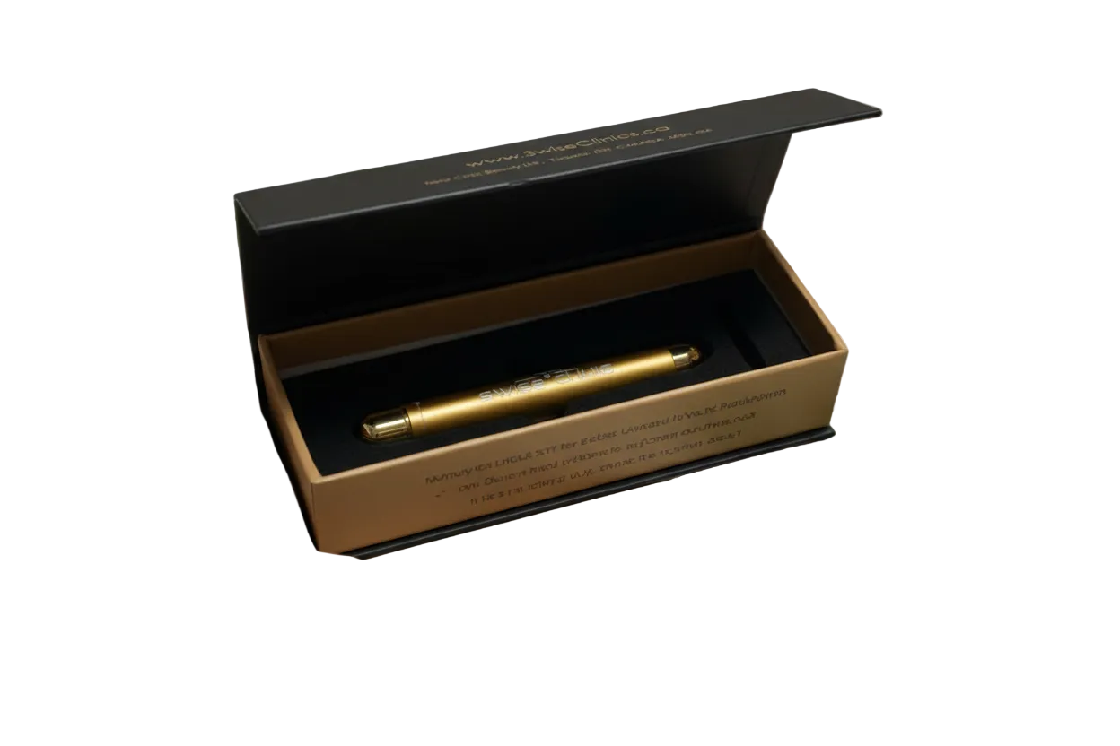 24 K gold Swiss Clinic Facial Skincare Infuser with vibrator