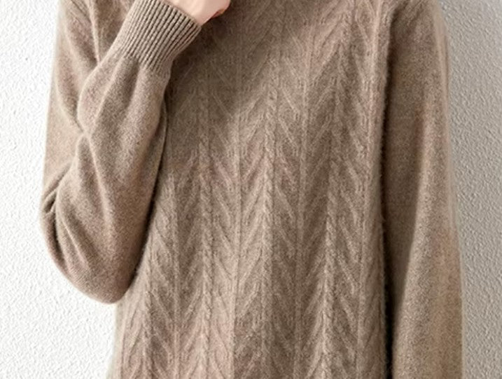 Pure Wool Knitted Dress Women