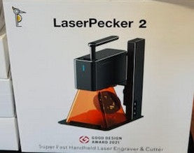 New LaserPecker LP2 Laser Engraver – Portable Machine for Small Business & DIY, 360° Rotary Engraving & Name Tag on Wood, Leather, Plastic & Metal, Suit Set with Versatile Rotary Roller