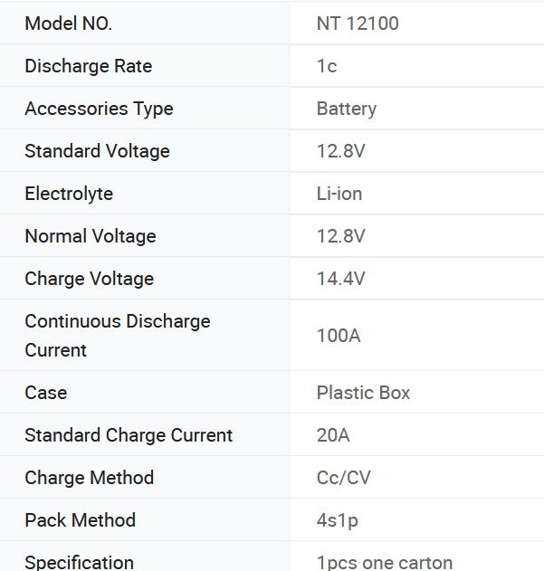 VoltiumX 12V 100ah LiFePO4 Battery for Camping RV