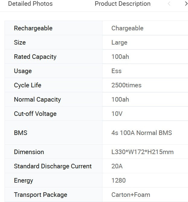 VoltiumX 12V 100ah LiFePO4 Battery for Camping RV
