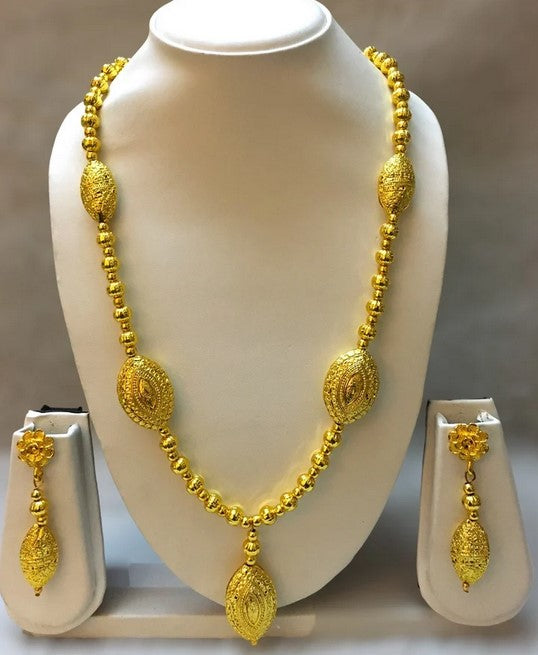 Dubai Gold 18K gold polish Necklace set