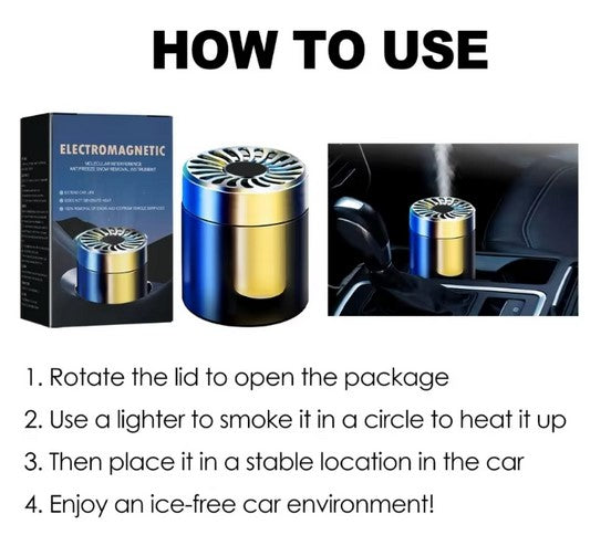 Auto winter ice remover - Magic Button