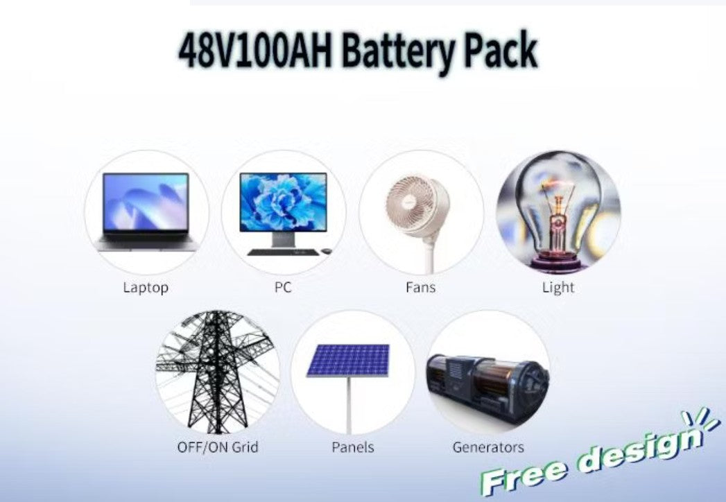 VoltiumX 48V 51.2V 100ah 16s1p Rack Mount LiFePO4 Solar Storage Battery Pack Ess for Home Battery 5kw