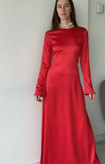 Stunning red long dress