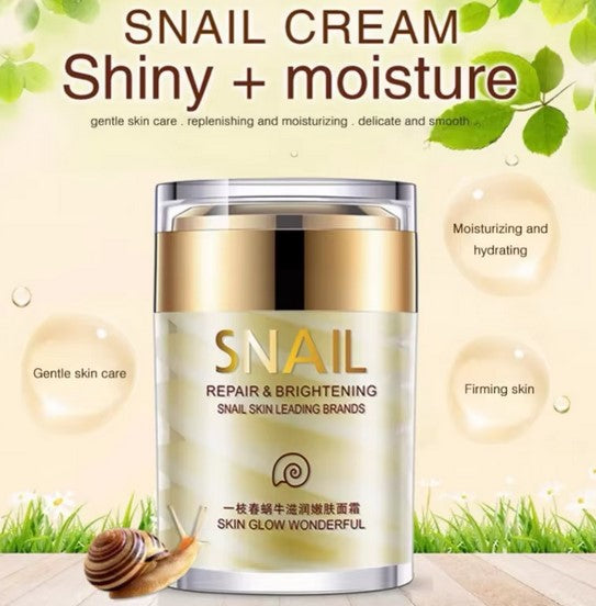 Snail Collagen Face Cream Whitening Moisture Anti Aging Facial Firming Cream