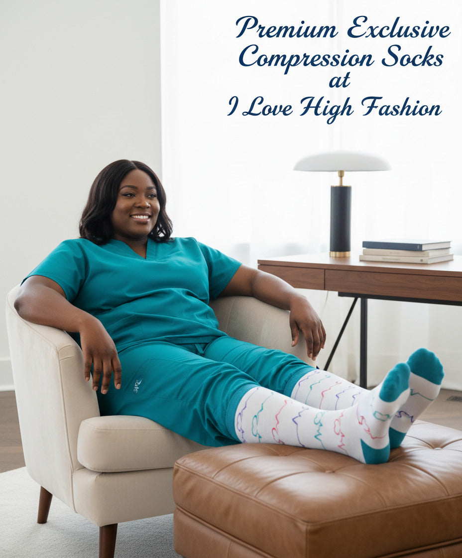 SoleKind Plus Size Compression Socks – High Elasticity Pressure Support for Men & Women | Sports, Fitness & Running | Free Shipping
