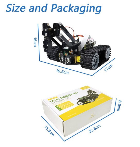 compatible Tank Robot  with Raspberry Pi model