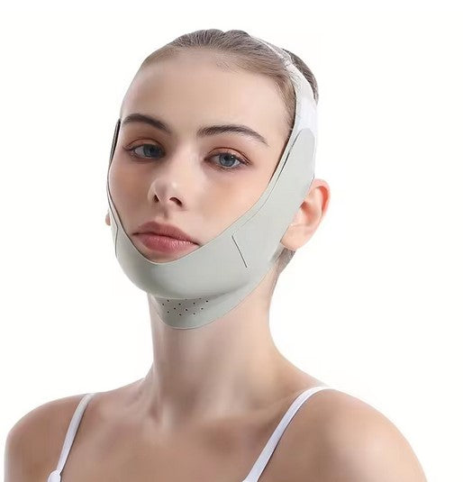 Face slimming bandage helps to achieve a V line face